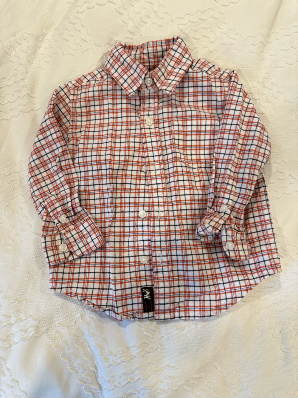 Janie & Jack Plaid Button Up